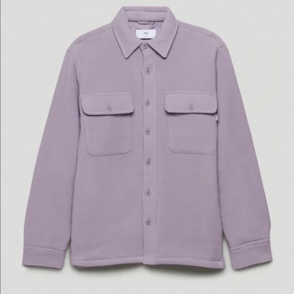 Aritzia TNA Polar Purple Shirt Jacket (Size 1) - Picture 3 of 6